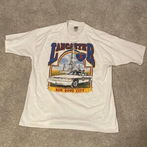 Fruit of the Loom Vintage White Lancaster Graphic Tee